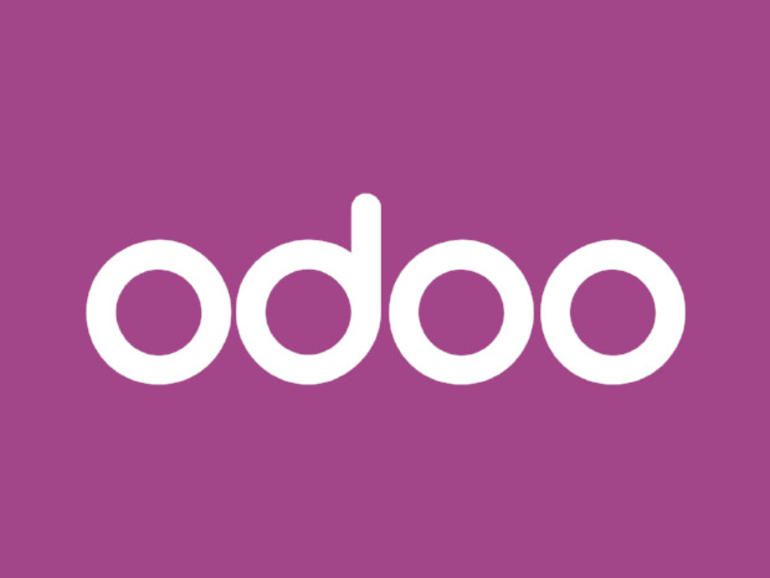 Texto de Odoo y bloque de imagen